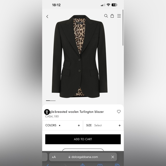 Dolce & Gabanna women’s black blazer - Picture 5 of 5